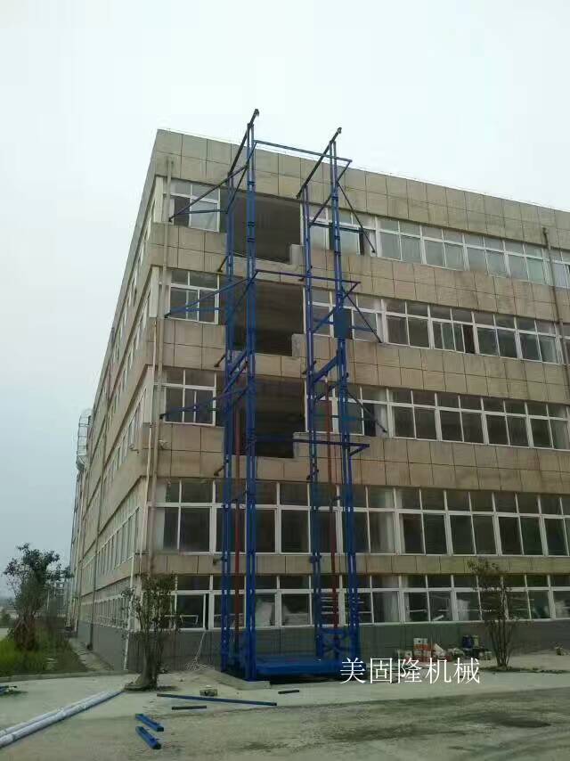 临沂室外双臂导轨式升降机厂家